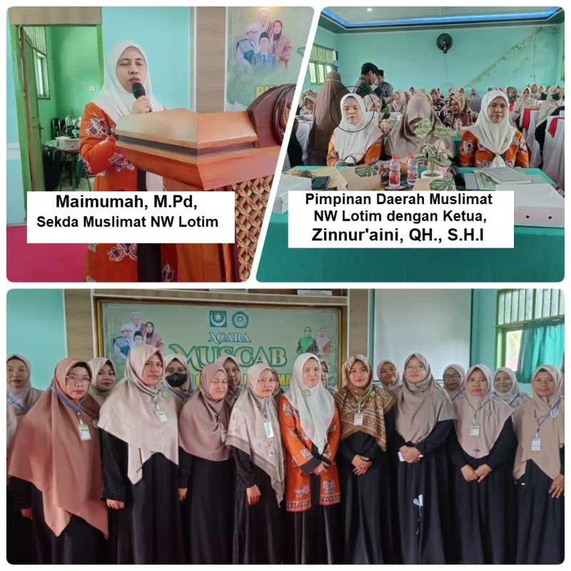 FotoPimpinan Daerah NW Lotim Bersama Pengurus Terpilih dalam Muscab PC Muslimat NW Kecamatan Pringgabaya dan Suela Pada Sabtu (5/7/2025) (Dok. Pribadi) FotoPimpinan Daerah NW Lotim Bersama Pengurus Terpilih dalam Muscab PC Muslimat NW Kecamatan Pringgabaya dan Suela Pada Sabtu (5/7/2025) (Dok. Pribadi)